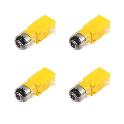 Image of TT Motor DC Electric 3V 6V Dual Shaft Geared Magnetic Gearbox Engine for Arduino Smart Car Robot 4pcs
