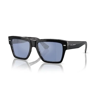 Image of Dolce&amp;Gabbana 0DG4431 Sunglasses, Size: 55, Black, grey