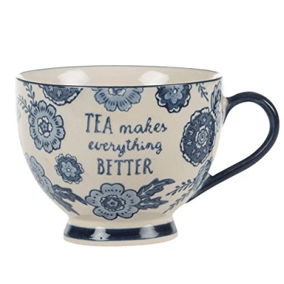 Image of Sass &amp; Belle Blue Willow Floral Mug