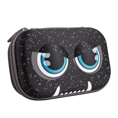 Image of ZIPIT Beast Pencil Box for Kids, Case School, Organizer Bag, Large Capacity Pouch (Black)