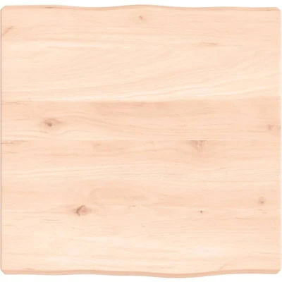 Image of vidaXL Table Top 40x40x(2 4) cm Untreated Solid Wood Live Edge