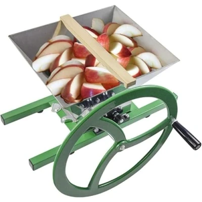 Image of Fruit and Apple Crusher 7L Stainless Steel Manual Juicer Grinder, Scratter Pulper for Wine Cider Pressing