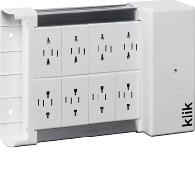 Image of Hager Marshalling Boxes 8 Way Klik Lighting Distribution Unit KLDS8