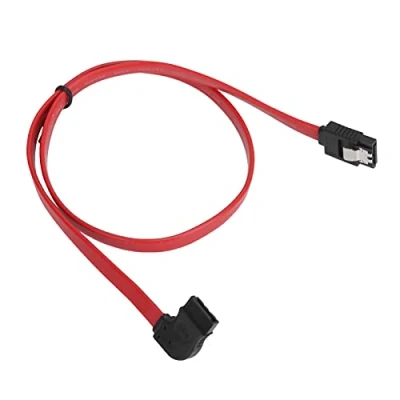 Image of ciciglow Data Cable,50cm HDD Cable Adapter SATA 3.0 Interface with Pure Copper Shrapnel For Hard Disk Used Cables Of Disks and Optical Drives(Left bend)