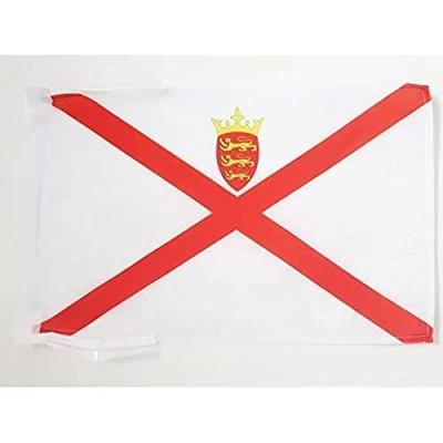 Image of AZ Flag Jersey 18&#039;&#039; x 12&#039;&#039; 100% Polyester English England Small Banner with Two Cords Fade Resistant Vivid Colors 18x12 in 45x30 Cm