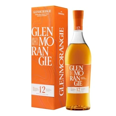 Image of Glenmorangie The Original 12 Years Old Single Malt Whisky, Aged in Bourbon Casks, Gift Box, 70cl