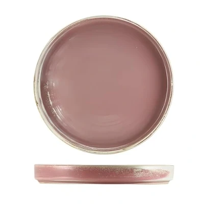 Image of Genware Terra Porcelain, Rose, Presentation Plate, 260mm, PR PRS26, Pack of 6