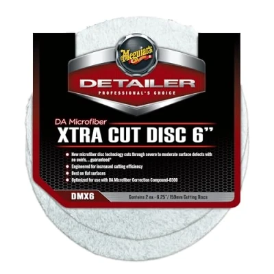 Image of Meguiar&#039;s DMX6 DA (Dual Action) Microfiber 6&quot; Xtra Cut Disc, 2 Pack
