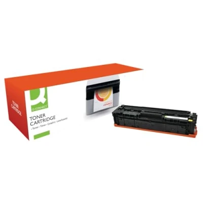 Image of Q Connect Compatible Solution Jet Intelligence CF412A Yellow Toner Cartridge M452AYVAS