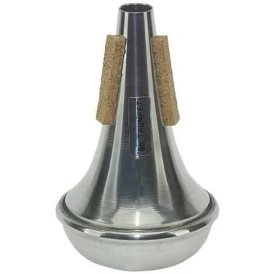 Image of Tom Crown mute straight trumpet, aluminium body