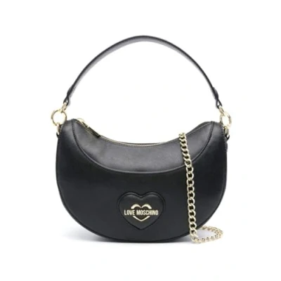 Image of Love Moschino Sweet Heart Handbag, Women&#039;s, Size: One Size, Nero