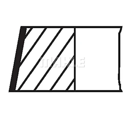 Image of 078198151C, 078198151E Piston Ring Kit MAHLE ORIGINAL 030 79 N0 81,01mm AUDI: A4 B6/B7 Convertible, B6 Avant, A6 C4 Saloon