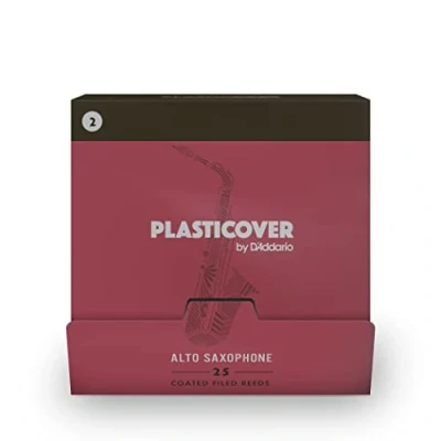 Image of D&#039;Addario Plasticover Alto Saxophone Reeds, Strength 2.0, 25 pack