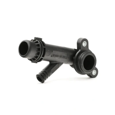 Image of 11531708808 Coolant Flange FEBI BILSTEIN 28401 Plastic Cylinder Head, transmission sided with seal BMW: 3 Saloon, Coupe, Z3 Roadster