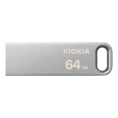 Image of KIOXIA TransMemory U366 USB Flash Drive 64GB 3.0 File Transfer on PC/MAC, Metal