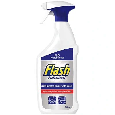 Image of Flash Professional Multi Purpose Cleaner With Bleach Spray 10x750ml