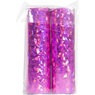 Image of Folat 65810 Serpentines Holographic Pink, Standard Size