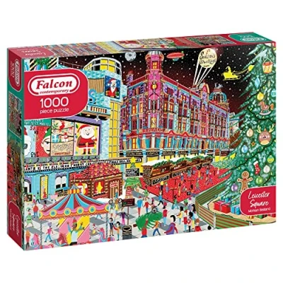 Image of Jumbo, Falcon Contemporary Leicester Square at Christmas, Jigsaw Puzzles for Adults, 1000 Piece