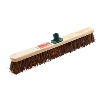Image of ProDec 24&quot; Natural Palmyra Fibre Stiff Sweeping Broom Head for Outdoor