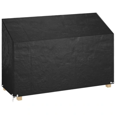 Image of vidaXL Garden Bench Cover 8 Eyelets 190x70x70/88 cm Polyethylene