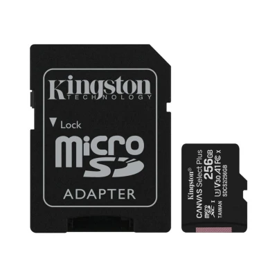 Image of Kingston Canvas Select Plus microSDXC 256GB + SD adapter