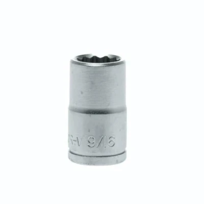 Image of Teng M120118c Regular a/F Bi Hexagon Socket 9/16in 1/2in Square Drive
