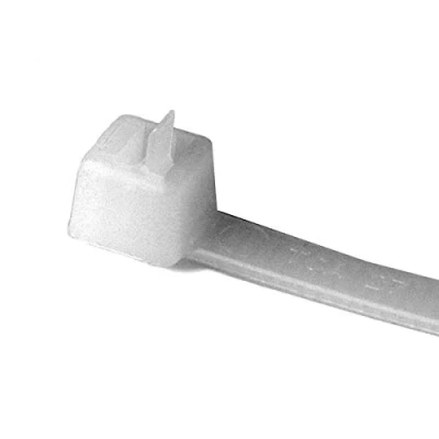 Image of UKCable Ties 50 Pack Reusable Releasable Cable Black Neutral Heavy Duty Long Zip Tie (3.6mm x 100mm, Natural)