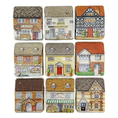 Image of Single Little Cottage Tin Print Inside &amp; Outside Mini Gift Cracker Filler