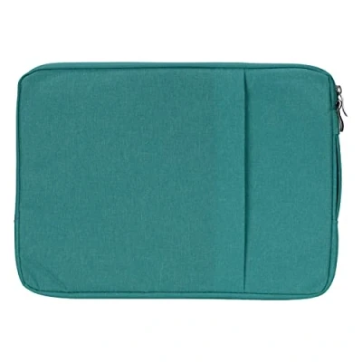 Image of ciciglow Laptop Sleeve, 15.6in 39x29x2cm Double Layer Design Polyester Carrying Case for OS Pro HP Dell(Teal)