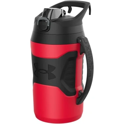 Image of Under Armour Playmaker Water Bottle Jug, 64oz, Insulated, Half Gallon, Baseball, Football, Gym, Soccer, Volleyball, Lacrosse, Hockey, Sports