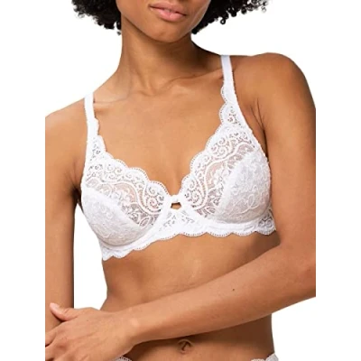 Image of Triumph Womens Amourette 300 W X Bra, White, 34F UK