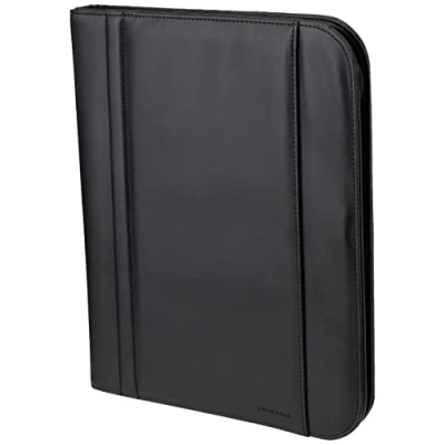 Image of Monolith 2754 A4 Zip Fastening Folio Case Black