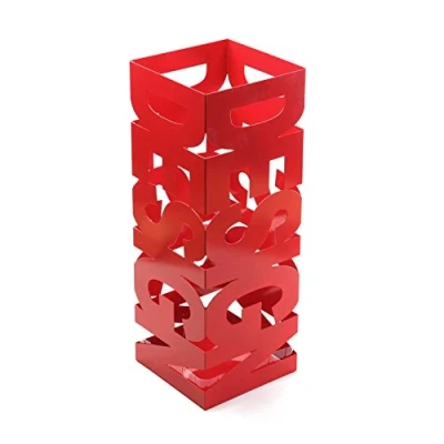 Image of Versa Umbrella Stand Design, Metal, red, 52 x 19 cm