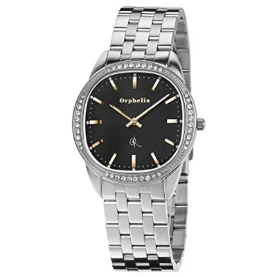 Image of Orphelia Women&#039;s Quartz Watch with White Dial Analogue Display and Silver Stainless Steel OR53270048