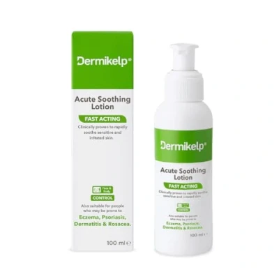 Image of Dermikelp® Acute Soothing Lotion Fast Acting Relief for Sensitive, Itchy Skin Clinically Proven to Improve Visible Redness Dermatologist Tested with Natural Active Ingredients