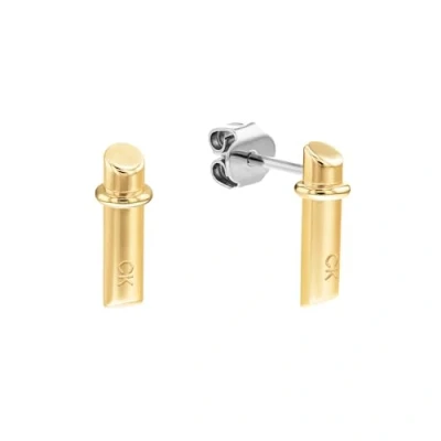 Image of Calvin Klein Women&#039;s ELONGATED LINEAR Collection Stud Earrings 35000021