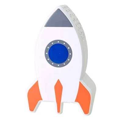 Image of Out of the blue Rocket Bedside Lamp with Star Projector