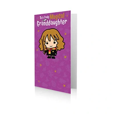 Image of Granddaughter Birthday Card, Harry Potter Card for