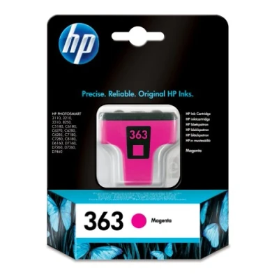 Image of HP C8772EE 363 Original Ink Cartridge, Magenta, Single Pack