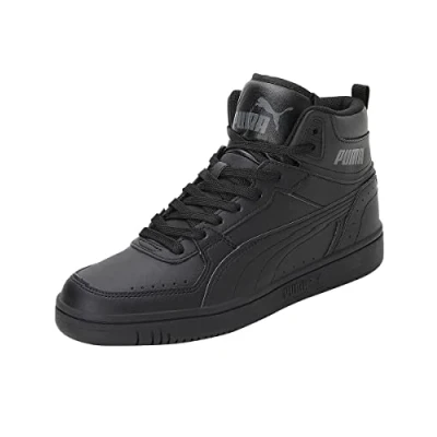 Image of Puma Unisex Rebound Joy Sneaker, Black Castlerock, 4 UK
