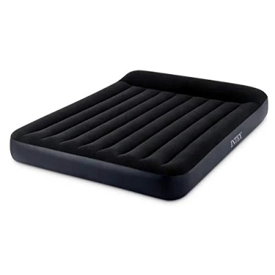 Image of Intex Durabeam Queen Size Pillow Rest Classic Airbed Inflatable Mattress 1.52m x 2.03m 25cm