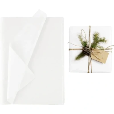 Image of RelianceUK White Acid Free Tissue Paper Large Quality 250 Sheets Ideal for Art &amp; Craft, Gift Wrapping, Packaging Clothes 500mm x 750mm