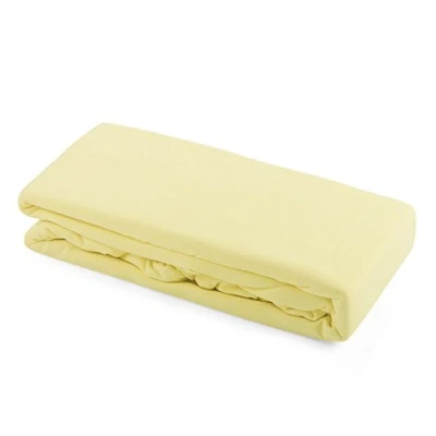 Image of Cot Bed Cotton Duvet Cover (Lemon) 6259LE