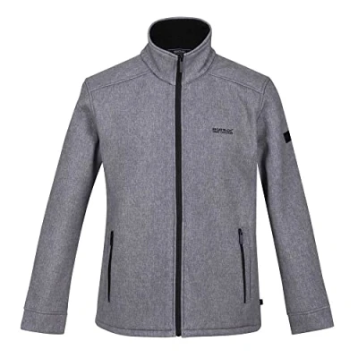Image of Regatta Men&#039;s Caelum jacket, Rhino Marl (Black), XL