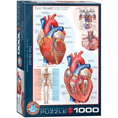 Image of Eurographics EG60000257 the Heart Puzzle (1000 Pieces)