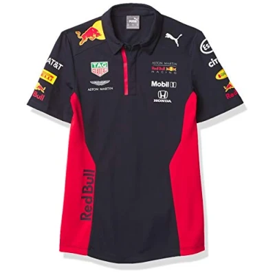 Image of Fuel For Fans Formula 1 Women&#039;s 2020 Team Polo Aston Martin Red Bull Racing, Navy, X Large