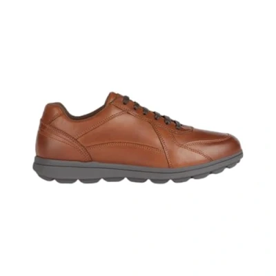 Image of Geox Men&#039;s U Spherica Ec12 Sneaker, Cognac, 11 UK