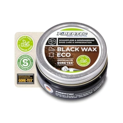 Image of Fibertec Black Wax Shoe Care, 100 ml