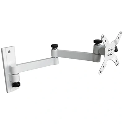 Image of DRALL INSTRUMENTS Monitor TV Support Universal Wall Bracket Mount TFT LCD LED Television Caravan Camper 19 20 22 24 26 28 31 Inches VESA 75 100 white Model: L52W