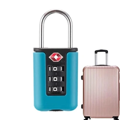 Image of Suitcase Lock TSA Approved Cable Luggage Locks 3 Digit Combination Padlock Re Settable Travel for Backpack Suit Case Lockers Gym